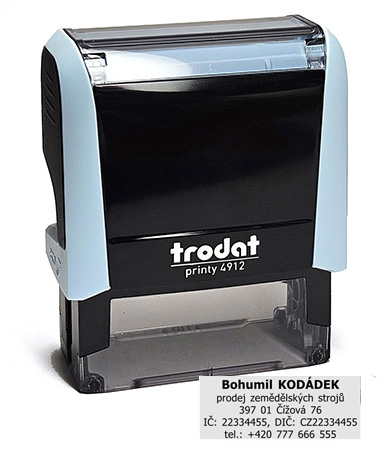 TRODAT 4912 světle modré